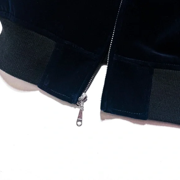 NWOT J.Crew Men's Ludlow Navy Velvet Bomber with Tuxedo Stripes